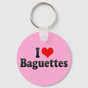 Porte-clés J'aime les baguettes