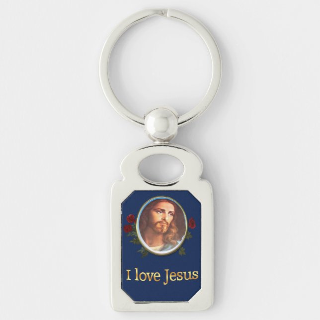 Porte-clés J'aime les cadeaux de Jésus (Devant)