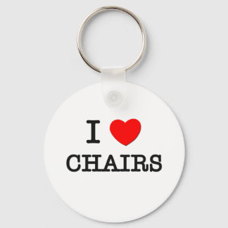 Porte-clés J'aime les chaises