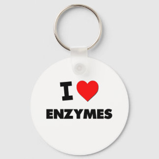 Porte-clés J'aime les enzymes
