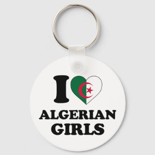 Porte-clés J'aime les filles algériennes