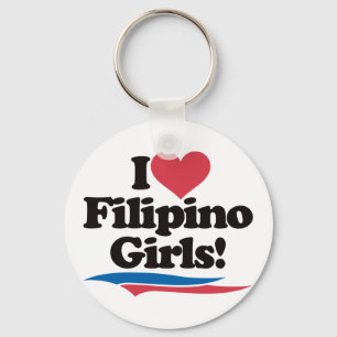Porte-clés J'aime les filles philippines