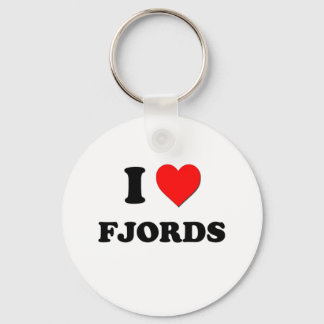 Porte-clés J'aime les fjords