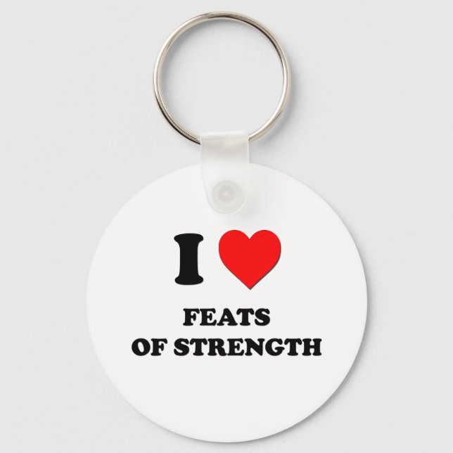 Porte-clés J'Aime Les Fonctions De Force (Recto)
