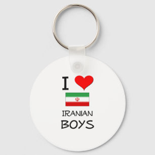 Porte-clés J'aime les garçons iraniens