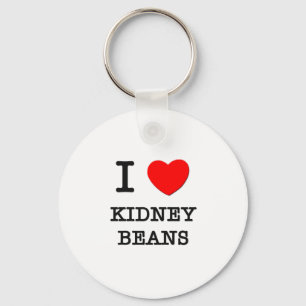 Porte-clés J'aime les haricots nains
