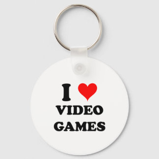 Porte-clés J'aime les jeux vidéo