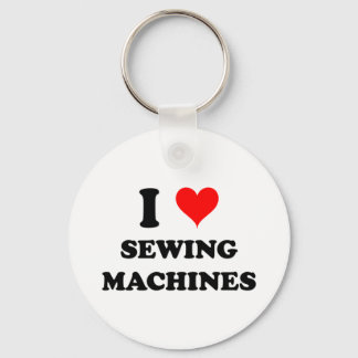 Porte-clés J'Aime Les Machines À Coudre