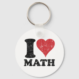 Porte-clés J'aime les maths