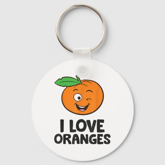 Porte-clés J'Aime Les Oranges _1 (Recto)