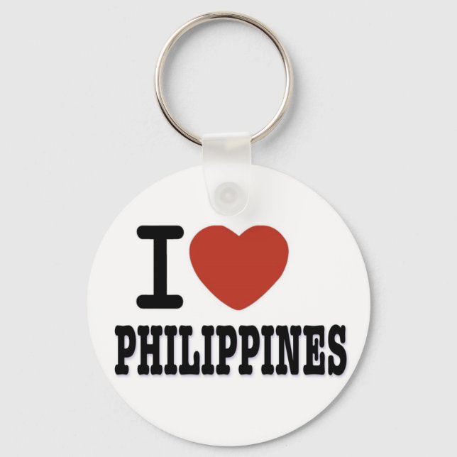 PORTE-CLÉS J'AIME LES PHILIPPINES (Recto)