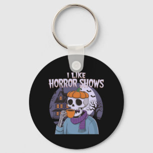 Porte-clés J'Aime Les Spectacles D'Horreur Design Graphique É