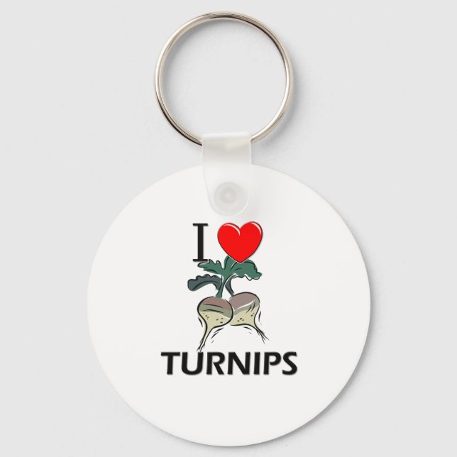 Porte-clés J'Aime Les Turnips (Recto)