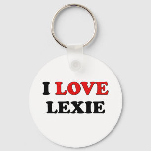 Porte-clés J'aime Lexie