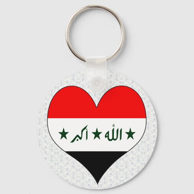 Porte-clés J'aime l'Irak (Recto)
