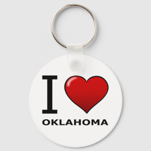 PORTE-CLÉS J'AIME L'OKLAHOMA
