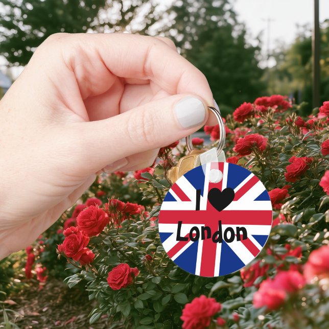Porte-clés J'aime Londres (I Love London Keychain)