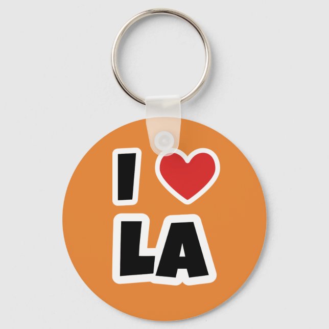 Porte-clés J'aime Los Angeles (Recto)