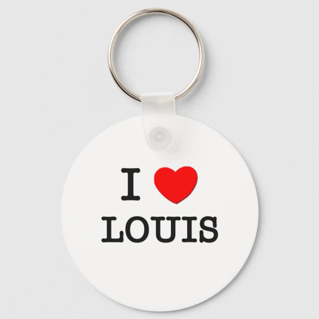 Porte-clés J'aime Louis (Recto)