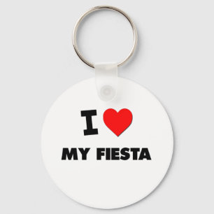 Porte-clés J'aime ma fiesta