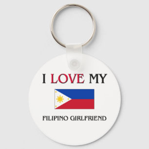 Porte-clés J'aime ma petite amie philippine