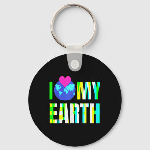 Porte-clés J'Aime Ma Terre - Protection de l'environnement