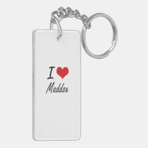 Porte-clés J'aime Maddox