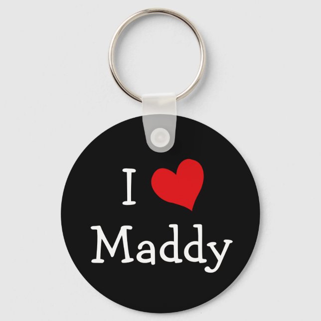 Porte-clés J'Aime Maddy (Recto)