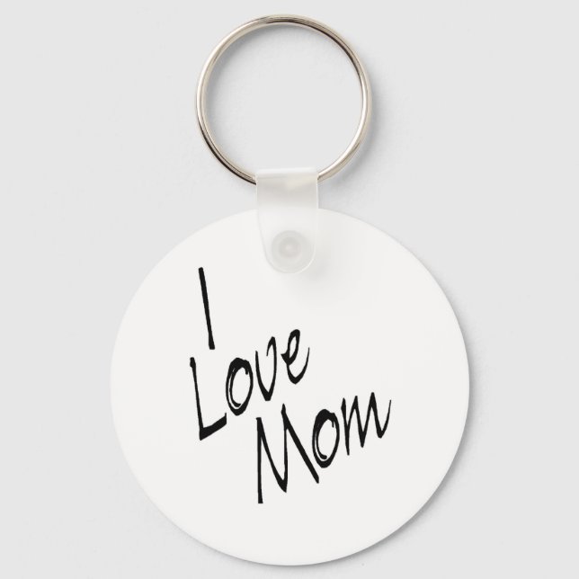Porte-clés J'aime maman (Recto)
