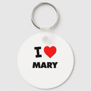 Porte-clés J'aime Mary