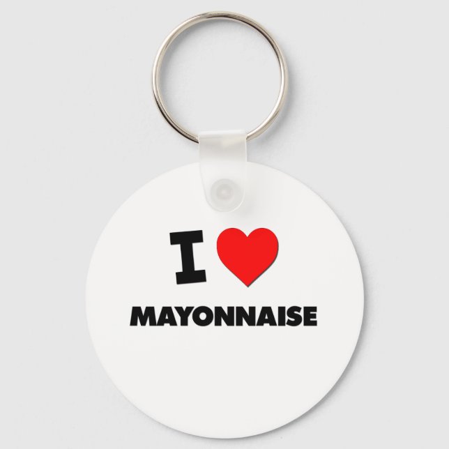 Porte-clés J'aime Mayonnaise (Recto)