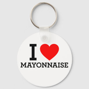Porte-clés J'aime Mayonnaise