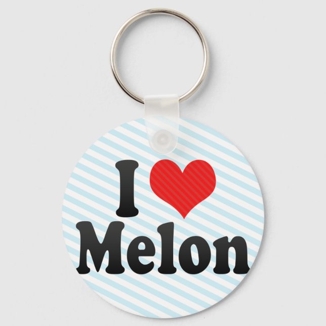 Porte-clés J'aime Melon (Recto)
