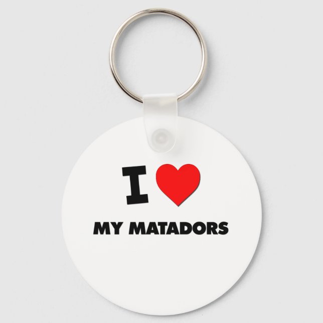 Porte-clés J'Aime Mes Matadors (Recto)