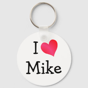 Porte-clés J'aime Mike