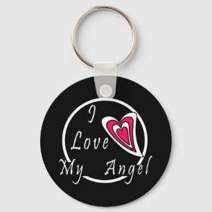 Porte-clés J'aime mon Ange