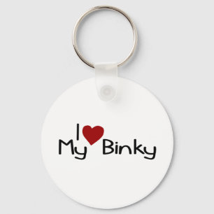 Porte-clés J'aime mon Binky