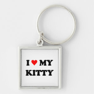 Porte-clés J'aime mon chaton