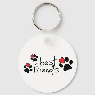Porte-clés J'aime mon chien ou mon chat.