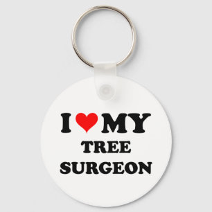 Porte-clés J'aime mon chirurgien d'arbre