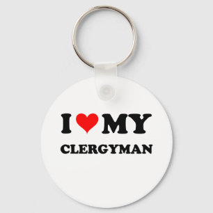 Porte-clés J'Aime Mon Clergyman