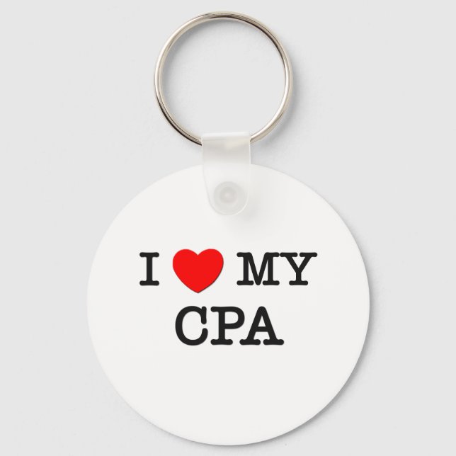 Porte-clés J'aime mon CPA (Recto)