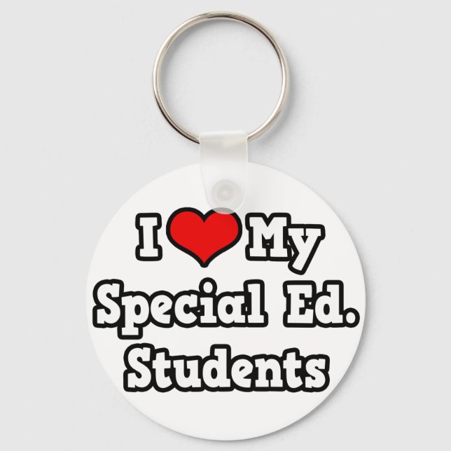 Porte-clés J'Aime Mon Ed Spécial. Étudiants (Recto)