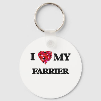 Porte-clés J'aime mon Farrier