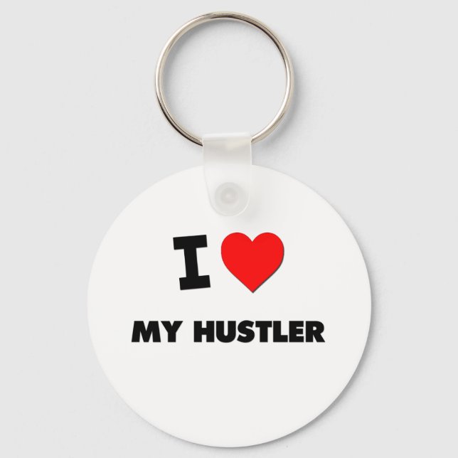Porte-clés J'Aime Mon Hustler (Recto)