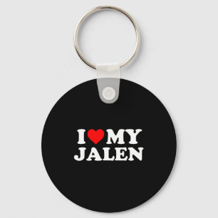 Porte-clés J'aime mon Jalen