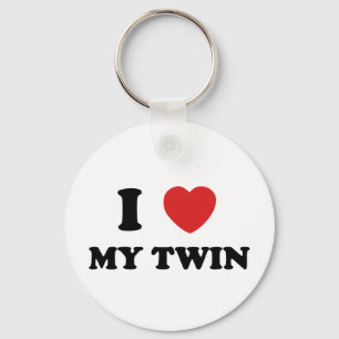 Porte-clés J'Aime Mon Jumeau