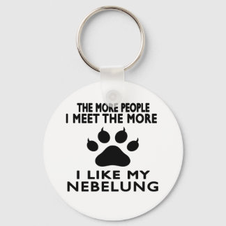 Porte-clés J'aime mon Nebelung.