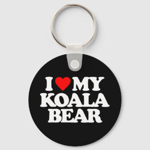 PORTE-CLÉS J'AIME MON OURS DE KOALA
