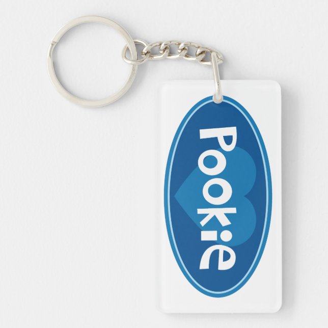 Porte-clés J'aime mon Pookie (Devant)